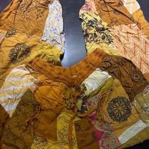 Women’s Yellow Parachute Pants